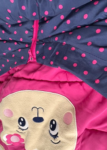 Kız çocuk bebekarabası mont - Görsel 5