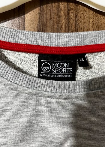 Gri Oversize Baskılı Kadın Sweatshirt - Görsel 3