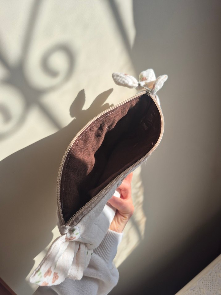 Fırfırlı Makyaj Çantası, - Görsel 3