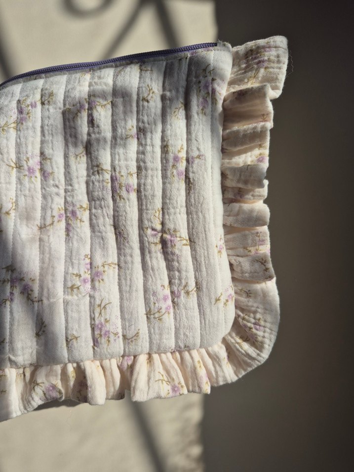 Fırfırlı Makyaj Çantası,pinterest çantası - Görsel 4