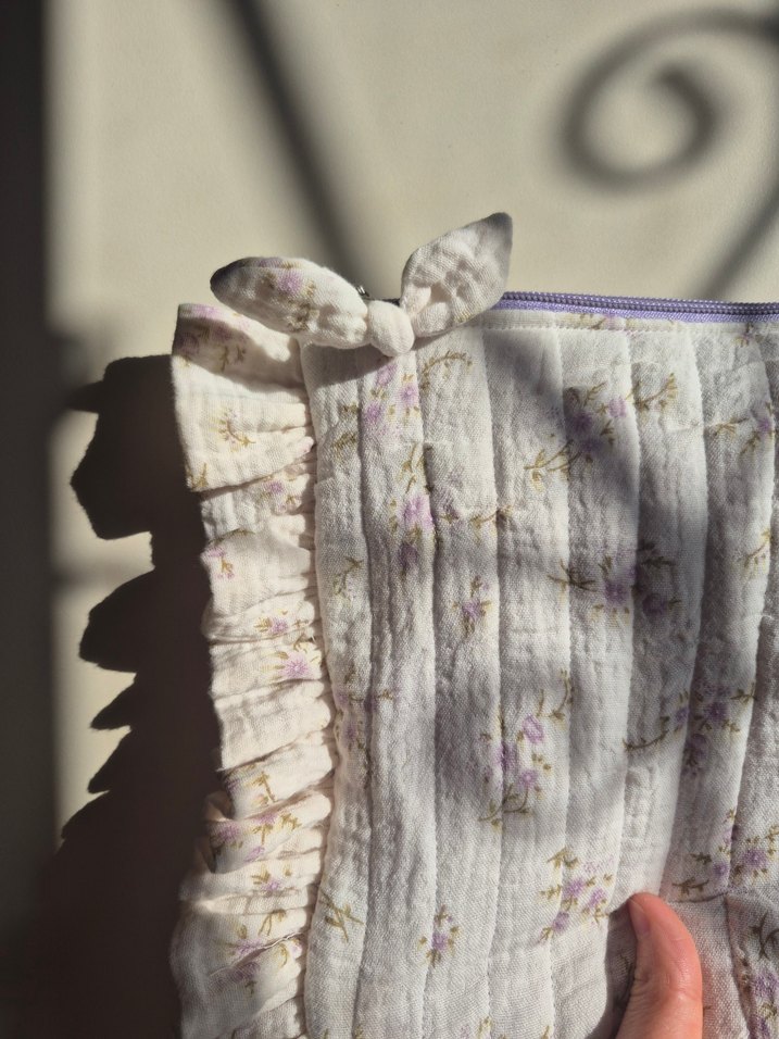 Fırfırlı Makyaj Çantası,pinterest çantası - Görsel 3