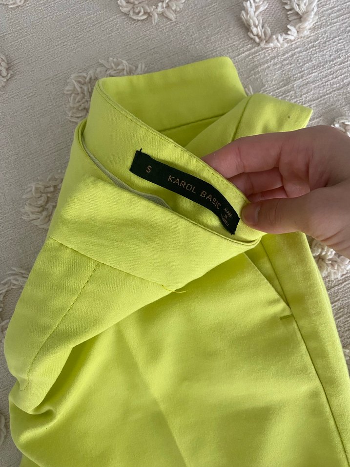 Fıstık Yeşili Pantalon - Görsel 2