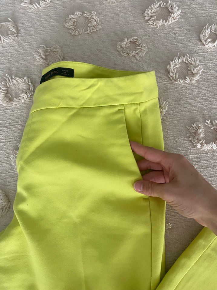 Fıstık Yeşili Pantalon - Görsel 3