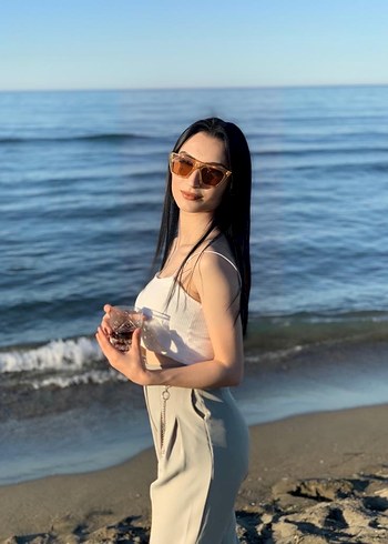 Kadın Mint Yelili Midi Kumaş Pantolon - Görsel 4