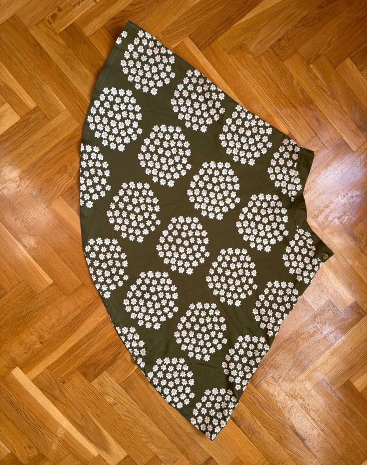 Çiçek Desenli Etek - Görsel 4