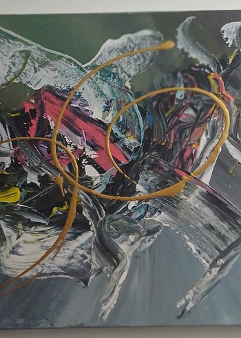 Renkli Soyut Modern 35*50 Tablo - Görsel 3