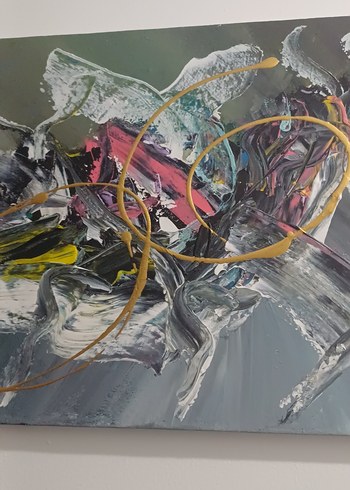 Renkli Soyut Modern 35*50 Tablo - Görsel 5