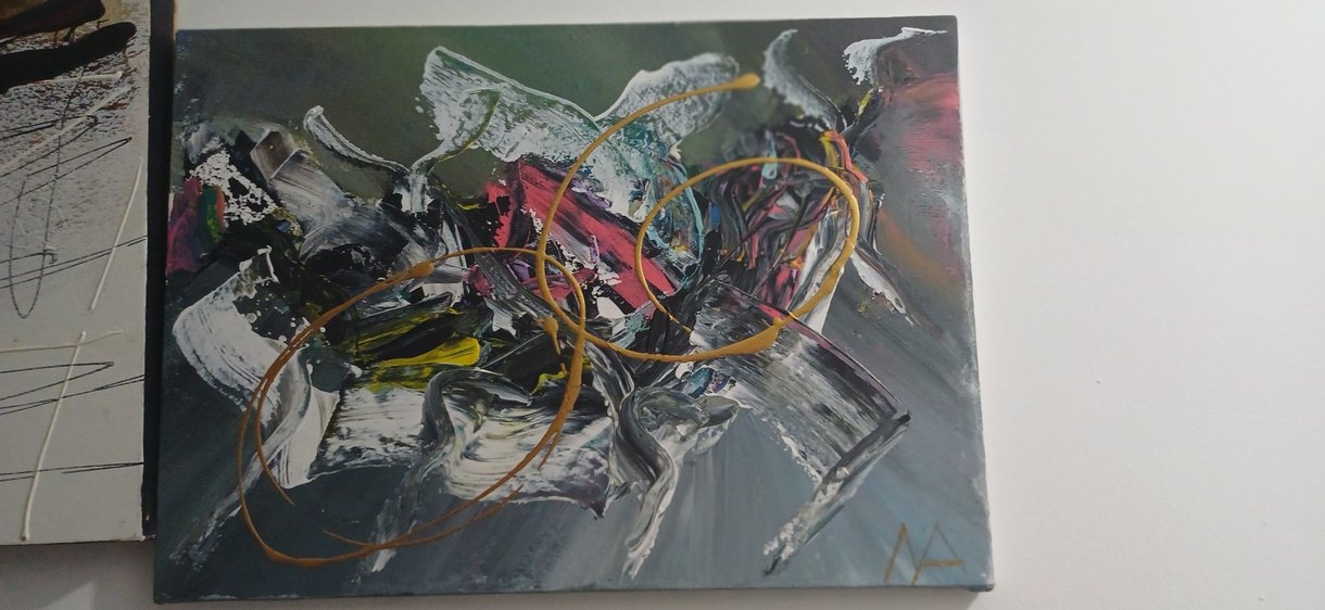 Renkli Soyut Modern 35*50 Tablo - Görsel 3