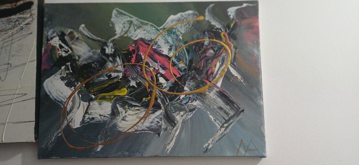 Renkli Soyut Modern 35*50 Tablo - Görsel 2