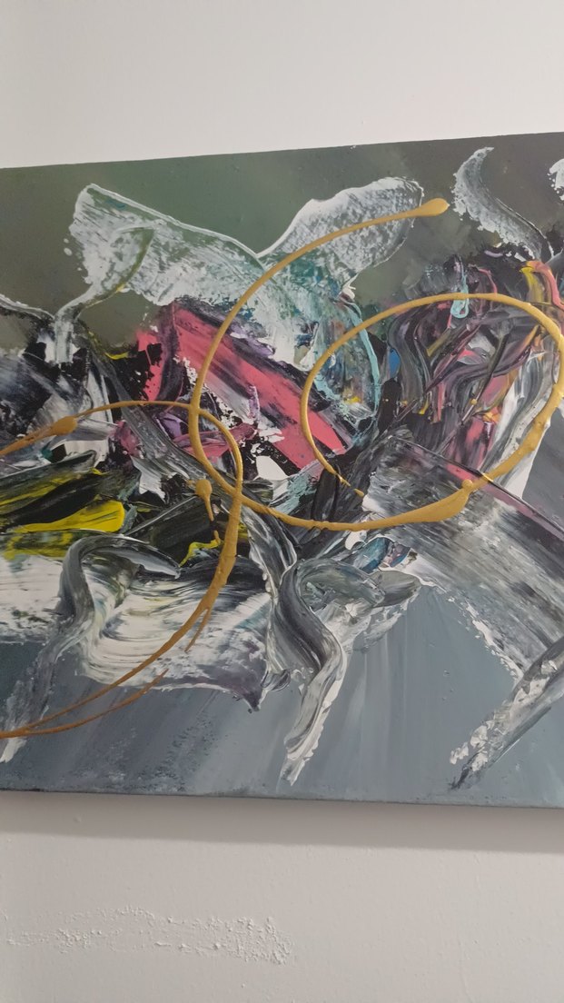 Renkli Soyut Modern 35*50 Tablo - Görsel 5