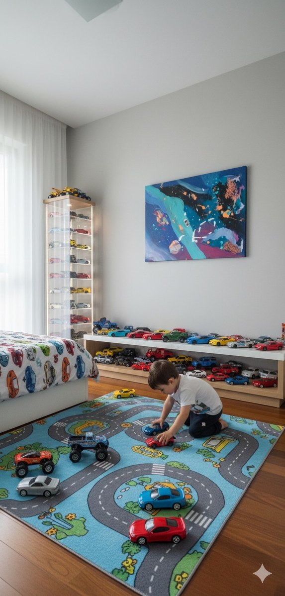 Tasarım Soyut Renkli çocuk odası Duvar Tablosu - Görsel 4