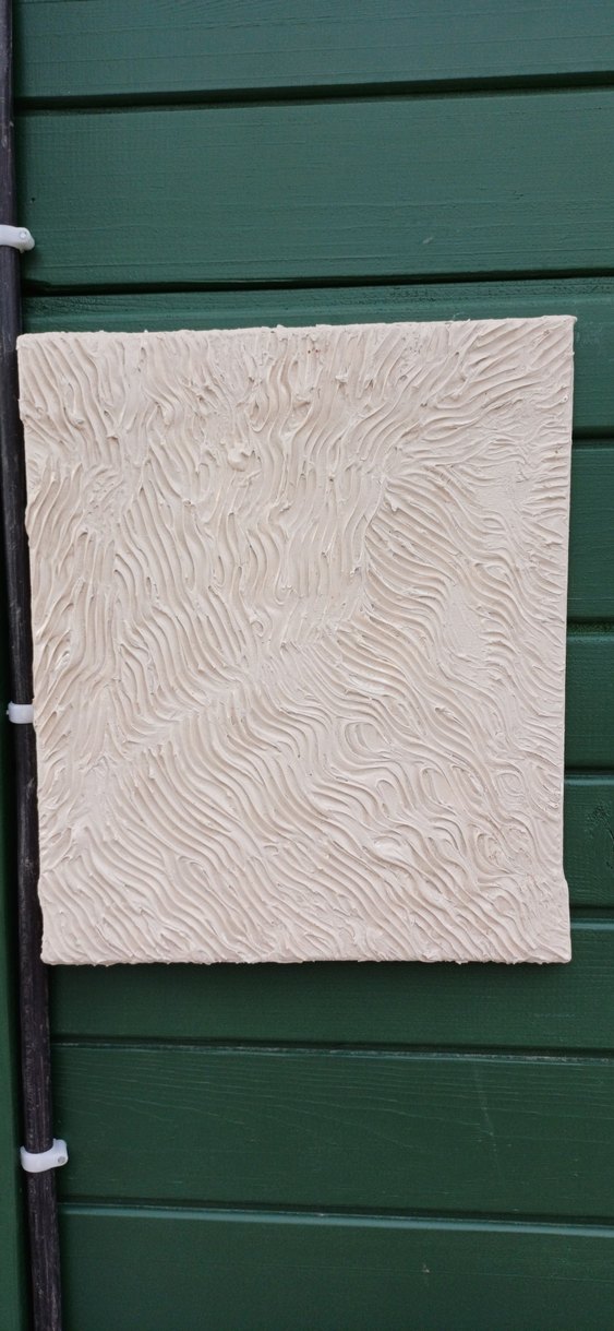 Bej Renkli Parlak Dokulu Tablo - Görsel 2