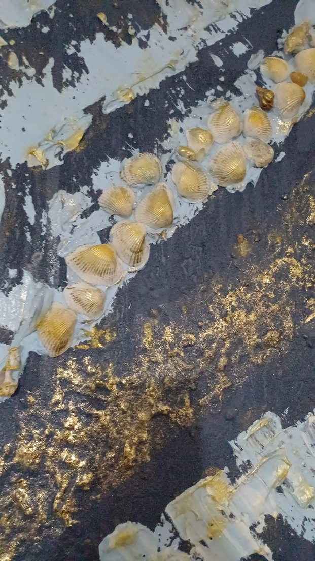 Lacivert ve Gri Soyut Duvar Tablosu - Görsel 3