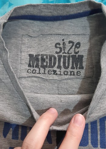 Erkek Gri Baskılı Kısa Kollu Tişört - Görsel 2