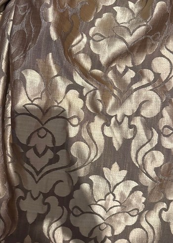 Kahverengi Desenli Modern Perde - Görsel 4