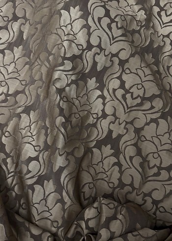 Kahverengi Desenli Modern Perde - Görsel 5