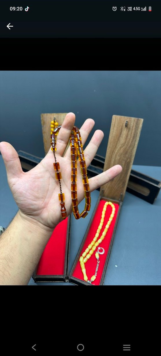 kehribar tesbih ler - Görsel 2