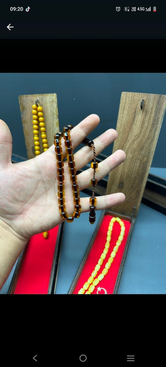 kehribar tesbih ler - Görsel 3