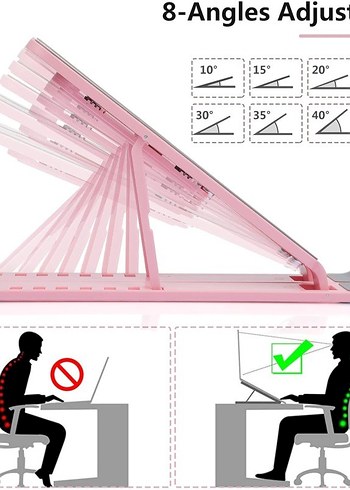 Ayarlanabilir Laptop Standı 7 Kademe - Görsel 3
