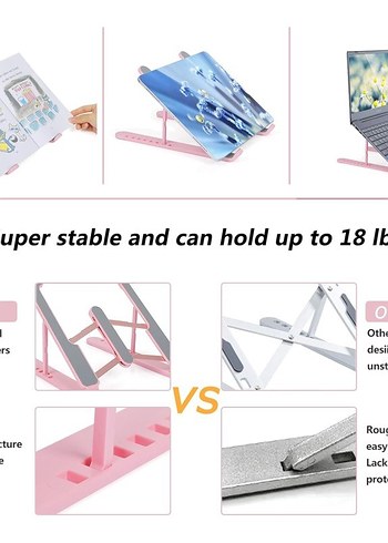 Ayarlanabilir Laptop Standı 7 Kademe - Görsel 4