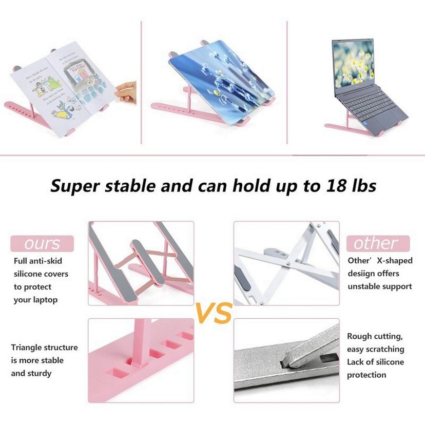 Ayarlanabilir Laptop Standı 7 Kademe - Görsel 4