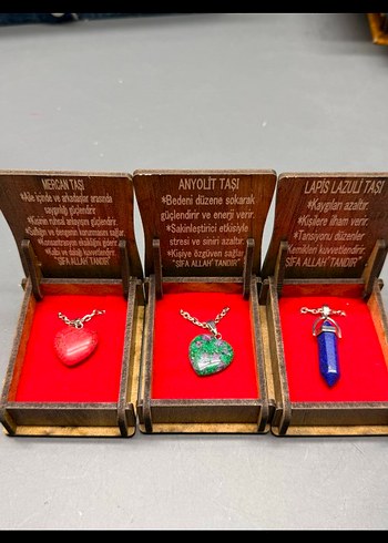 seyitoğlu ticaret a.ş. doğal taş kolye setleri - Görsel 11