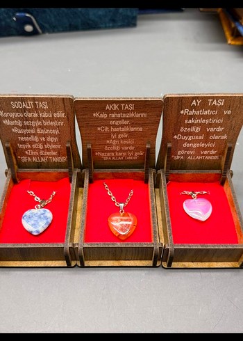 seyitoğlu ticaret a.ş. doğal taş kolye setleri - Görsel 8