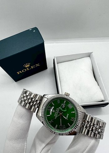 Rolex Modern Klasik Altın Erkek Saat - Görsel 6