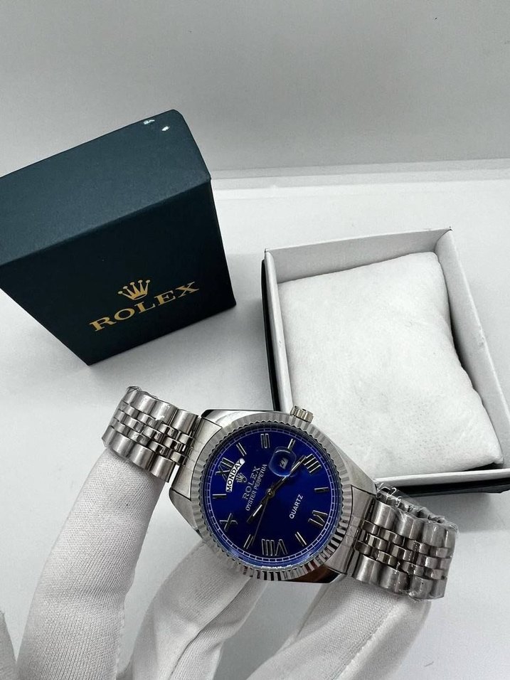 Rolex Modern Klasik Altın Erkek Saat - Görsel 3