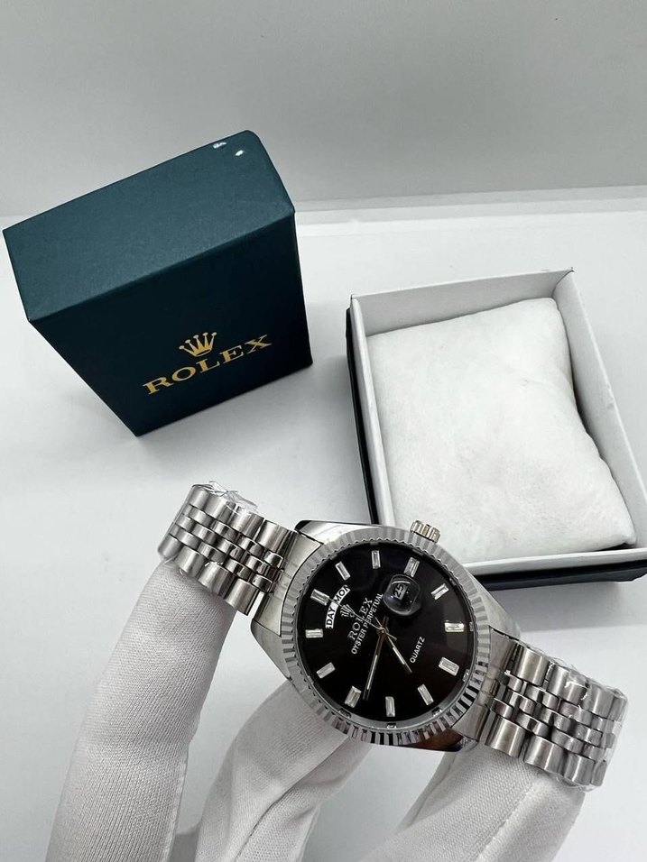 Rolex Modern Klasik Altın Erkek Saat - Görsel 5