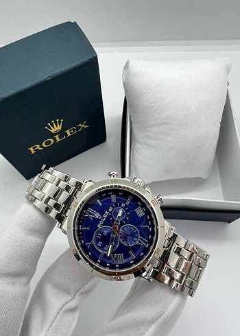 Mavi Kadranlı Modern Klasik Erkek Saati - Görsel 3