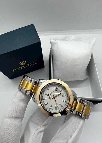 Erkek Altın Renk Modern Klasik Saat - Görsel 3