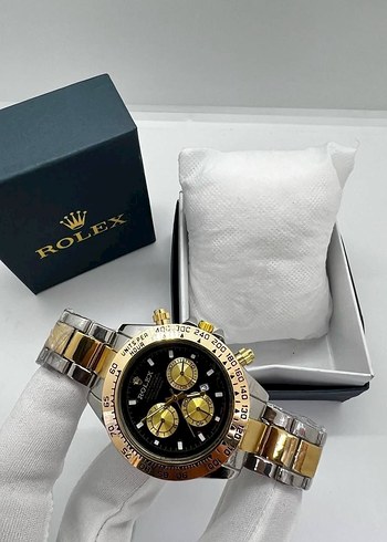 Erkek Altın Renk Modern Klasik Saat - Görsel 2