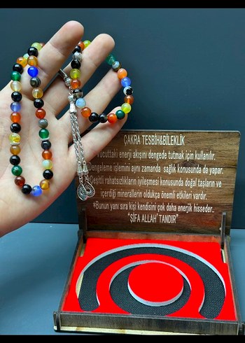 Çakra Tesbih & Bileklik Seti - Görsel 3
