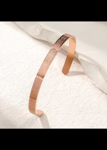 Uzun Zincir Detaylı Siyah ayetel kürsi yazılı Kolye - Görsel 8