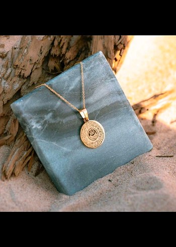 Uzun Zincir Detaylı Siyah ayetel kürsi yazılı Kolye - Görsel 15