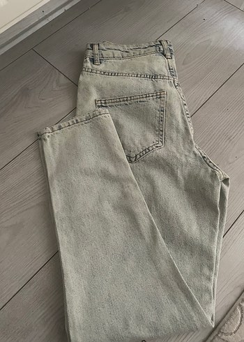 Buz mavisi Kadın Denim Regular Fit Pantolon - Görsel 2