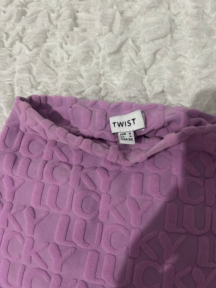 Mor Balıkçı Yaka Uzun Kollu Bluz - Görsel 3