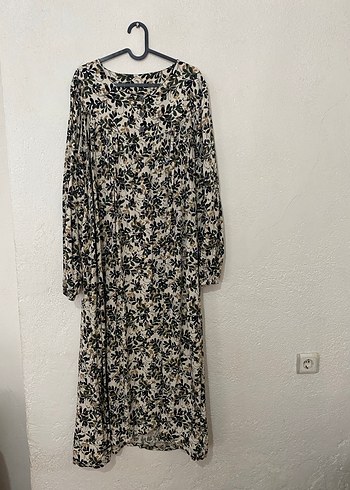 Bohem  Uzun Kollu Baskılı Keten Bluz - Görsel 3