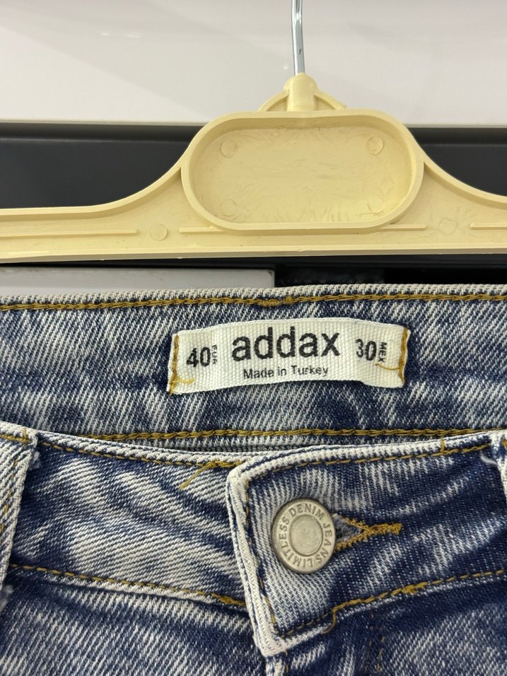 Gri Kadın Kot Pantolon - Görsel 3