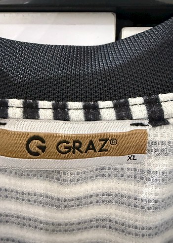 Siyah Beyaz Çizgili Erkek Polo Tişört - Görsel 4