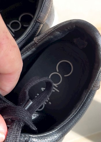 Siyah Calvin Kadın Spor Ayakkabı - Görsel 4