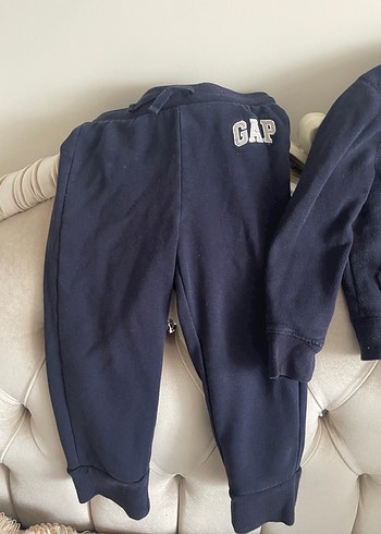 Çocuk Lacivert Fermuarlı Sweatshirt be eşofman altı - Görsel 2