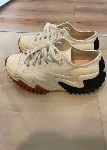 Beyaz Kadın Dolgu Topuklu Spor Ayakkabı - Görsel 3