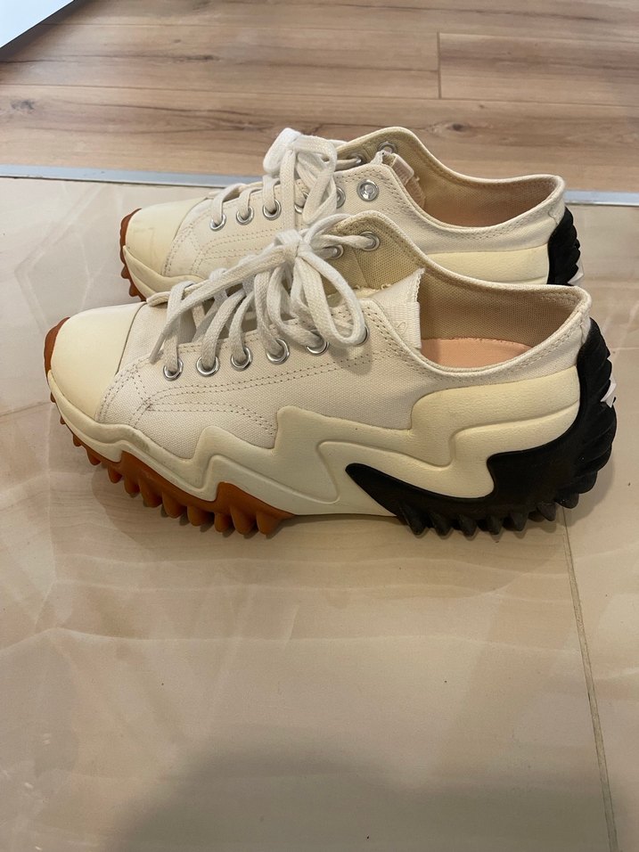 Beyaz Kadın Dolgu Topuklu Spor Ayakkabı - Görsel 3