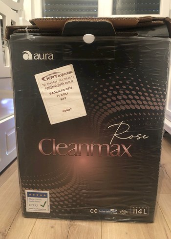 Aura Cleanmax Rose Siyah Robot Süpürge - Görsel 3