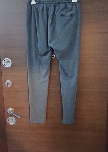 Gri Denim Kumaş Pantolon - Görsel 2