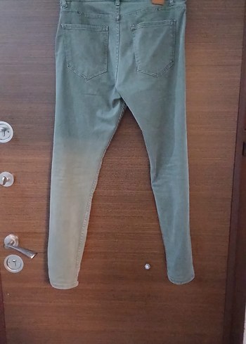 Yeşil renkte Fit Erkek Kot Pantolon - Görsel 2