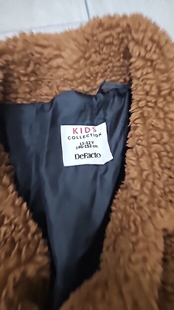 11-12 Yaş Beden Kiz cocuk teddy mont