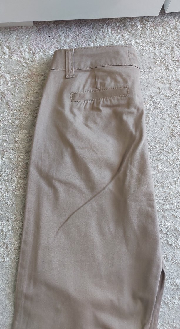 Bej Kadın Kumaş Pantolon - Görsel 3